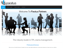 Tablet Screenshot of paratusllc.org